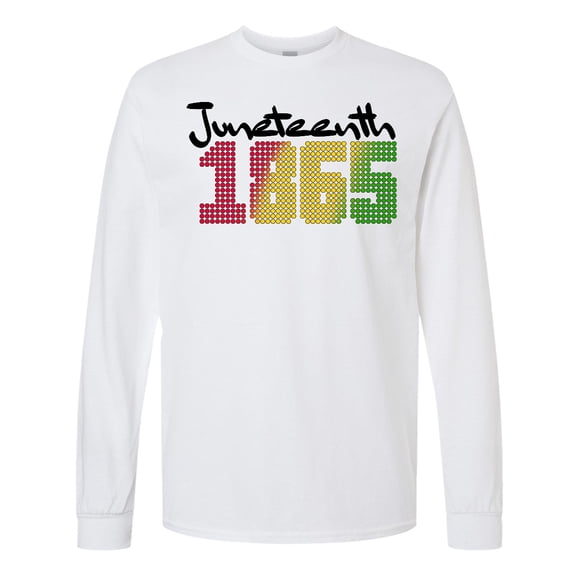 Inktastic Juneteenth 1865 Dots Long Sleeve T-Shirt