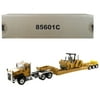 Cat Caterpillar CT660 Day Cab with XL 120 Low-Profile HDG Lowboy Trailer and Cat Caterpillar CB-534D XW Vibratory Asphalt Compactor and Operator \Core Classics\