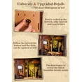 thumbnail image 7 of Book Nook Kit - DIY Miniature House Dollhouse Kit for Adult and Teens, Booknook Bookshelf Decor Alley Model Build with LED Light, Gifts for Family and Friends, 7 of 7