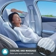 thumbnail image 6 of Practisol Heated and Cooling Car Seat Cover, 12V 16 Fans Ventilated Cooling Car Seat Cushion Car Universal Fit, Cooling Seat Covers for Car Fashion Black at All Seasons with Massage, 6 of 7