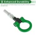 thumbnail image 4 of Barras de Remolque Únicas para Vehículos para BYD FO 2008-2015 Gancho de Remolque Frontal y Trasero 15.3mm Aleación de Aluminio 98mm Verde 1 Juego, 4 of 6
