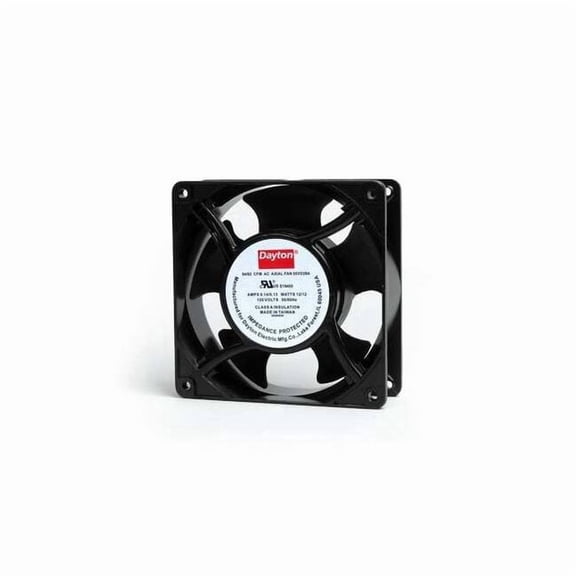 Dayton Standard Square Axial Fan, 120V AC, Aluminum, 4 11/16 in W. 55VD29