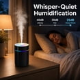 thumbnail image 5 of DAYBETTER USB Ultrasonic Humidifier, 190 ml Portable Cool Mist Air Humidifier for Room Home, White, 5 of 7