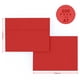 thumbnail image 2 of Sobres Goefun A7 rojos, 100 unidades, autoadhesivos, 13 x 18 cm, 120 g/m², 2 of 7