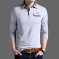 thumbnail image 2 of Ropa para hombre Jersey Top Talla grande Camiseta tipo polo para hombre Gran tamaño Blanco Botones a granel Harajuku Moda Xl Ajuste regular Algodón A, 2 of 5