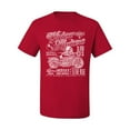 thumbnail image 2 of Wild Bobby, 1901 Widow Makers Skeleton Motorcycle Cars and Trucks Men's Graphic T-Shirt, Red, 3XL, 2 of 3