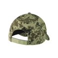 thumbnail image 2 of Top Headwear Casquette Camouflage Ripstop Numérique Colorblock - Camouflage Vert/vert, 2 of 2