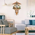thumbnail image 4 of Cuckoo Cuckoo Wall Clock Chime Alarm Clock Retro Clock Wooden Living Room Clock, 4 of 5