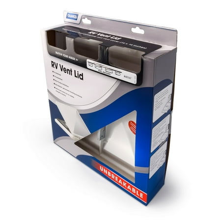 Camco 40167 White RV Vent Lid - For 14" x 14" Vent Lids, Jensen (pre-1994)