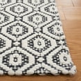 thumbnail image 3 of SAFAVIEH Marbella Fabiana Geometric Area Rug, Black/Ivory, 3' x 5', 3 of 10