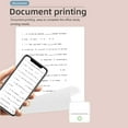 thumbnail image 7 of Sticker Thermal Sticker Printer Machine Inkless Portable Thermal Printer BT Wireless Portable Phone Printer Sticky Note Printer For Notes Compatible With For  White, 7 of 7
