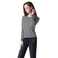thumbnail image 4 of Richie House Women's Striped Pullover Sweater RH2056-L, 4 of 7