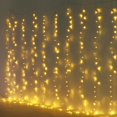 thumbnail image 2 of Balsa Circle 10 feet Warm White LED Fairy Lights Backdrop Garland Birthday Party Wedding, 2 of 8
