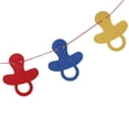 thumbnail image 3 of Bebé Chupete Bunting Banner Baby Shower De Bautizo Decoración Colgante Multi Macarena Baby Shower Bunting Banner, 3 of 8