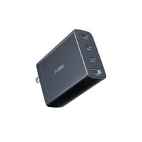 TUNNU 100W USB C Charger Fast Charging GaN PD3.0 QC3.0/2.0  Power Wall Adapter - 4 Ports USBC Laptop Smartphone - Compatible with MacBook Pro Air iPhone 16/15/14/13/12 Pro Max iPad Samsung