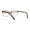 thumbnail image 4 of Mens 90s Fashion Metal Rim Rectangle Bifocal Light Sunglasses Reader Copper +1.0, 4 of 4