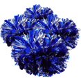thumbnail image 4 of Cheering Props 4Pcs Non-shedding Cheerleading Pom Poms For Football Basketball Holidays Handle Design Lightweight, 4 of 4
