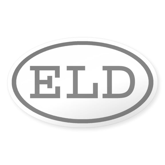 CafePress - ELD Oval Oval Sticker - Sticker (Oval)