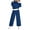 Blue, variant on Trending Fall Sets Women 2 Piece Outfits Petite Women's Fall and Winter Sports Casual Hooded Sweatshirt Suit