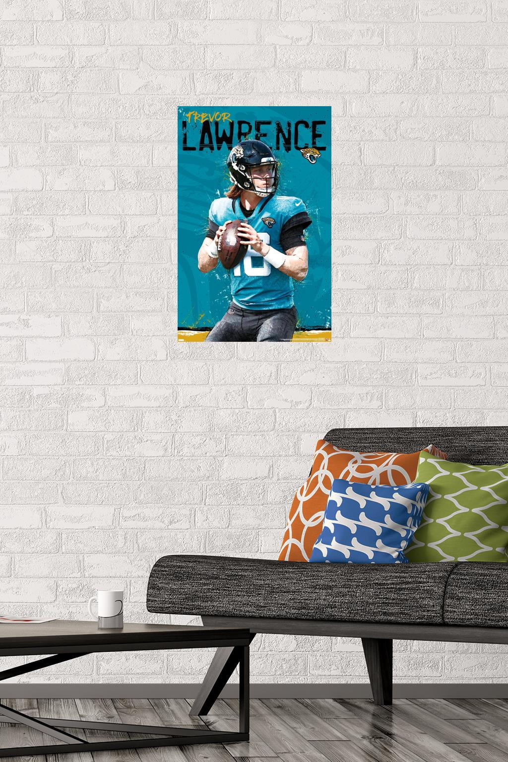 NFL Jacksonville Jaguars - Trevor Lawrence 21 Wall Poster, 14.725" x 22.375"