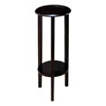 thumbnail image 1 of Kirk 1-shelf Round Wood Plant Stand Espresso, 1 of 3