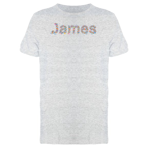 James Flower Name Tee Men's -Image by Shutterstock