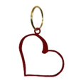 thumbnail image 1 of Village Wrought Iron KC-51R Heart Key Chain - Red, 1 of 1