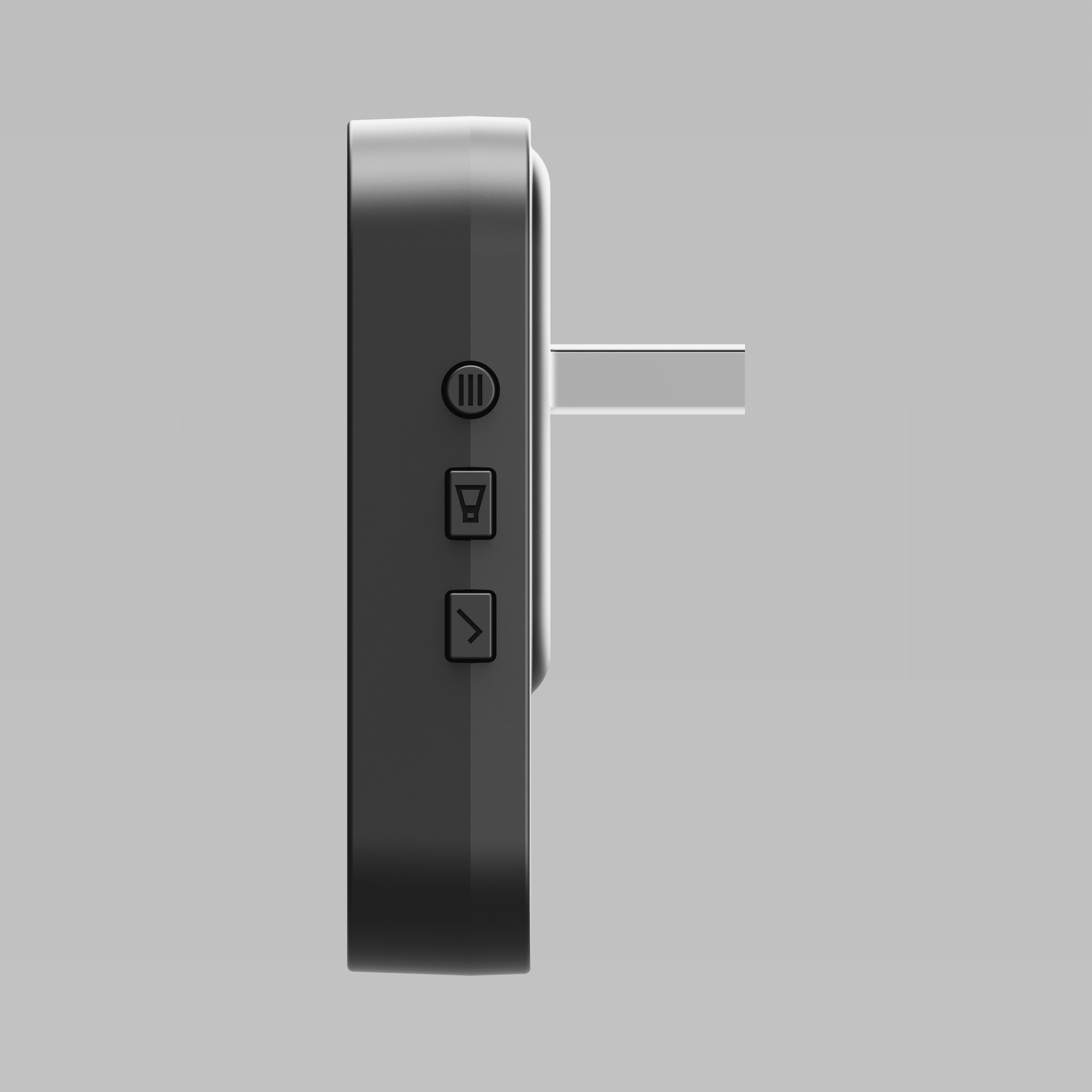 Smart Video Doorbell Auto Capture Auto Recording 128GB TF Card Support ABS Material Home Security Doorbell Black