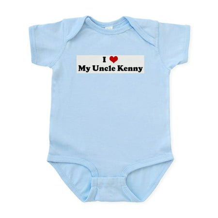 

CafePress - I Love My Uncle Kenny Infant Bodysuit - Baby Light Bodysuit Size Newborn - 24 Months