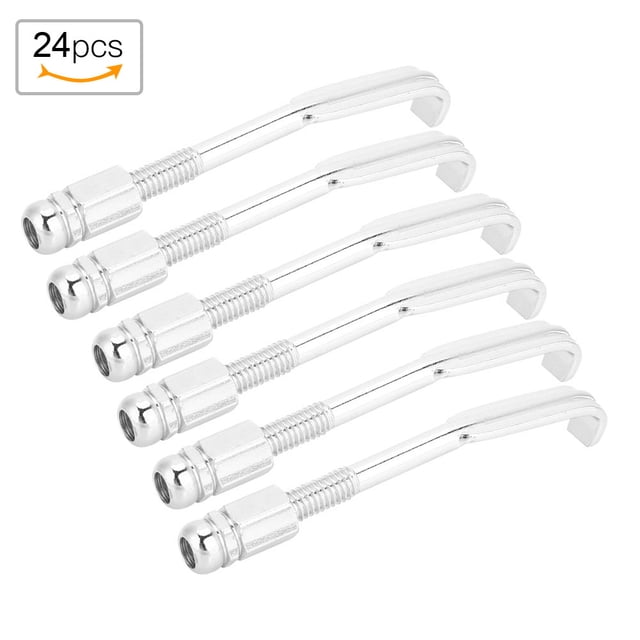 24 Uds. Accesorio de piezas de ganchos Banjo ajustables de 5,4-6,4 cm de longitud