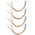 thumbnail image 1 of Khall Indicateur de Lumière, 10mm 110220v 4 Ensembles Précâblés LEDs Rondes pour l'Industrie Automobile Usage Domestique, 1 of 8