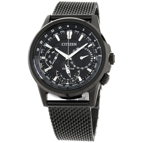 all black citizen watch men's