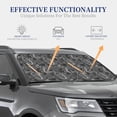thumbnail image 4 of Vsdgher Snake Print Car Windshield Sun Shade, Reflective Sunshade Window Sunshade Sun Visor Protector Fit for Cars,Trucks,SUVs-Medium, 4 of 6