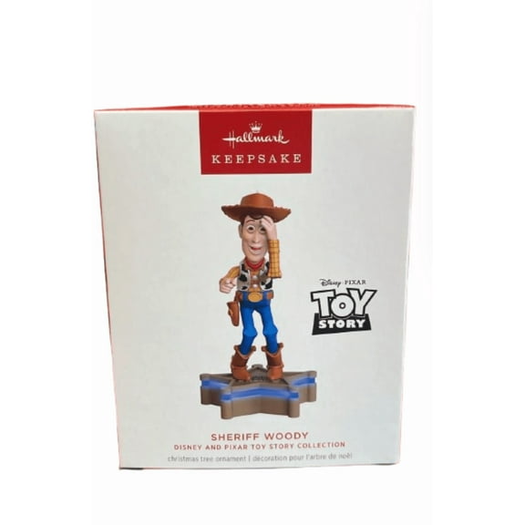 2025 Sheriff Woody (Toy Story) (Storyteller) Hallmark Keepsake Christmas Tree Ornaments QXD7275