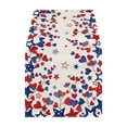 thumbnail image 2 of Independence Day Themed Table Runner Flag And Star Patterns Placemat Holiday Party Table Decoration Table Runner, 2 of 6
