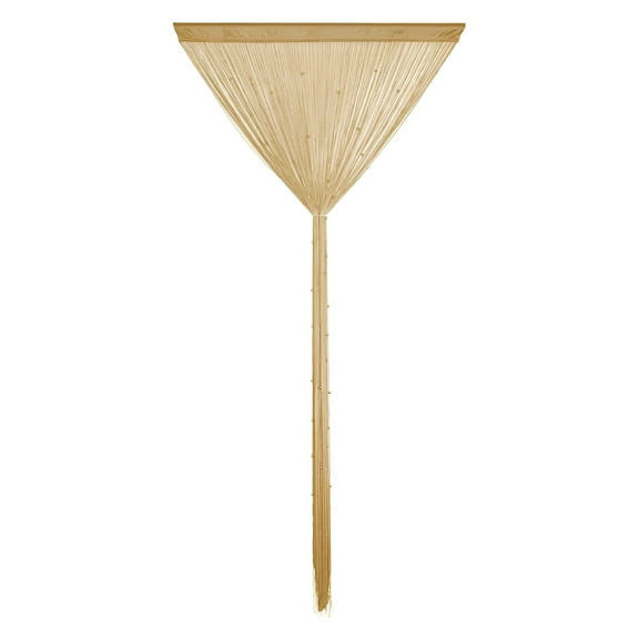 LAMIRO 39×79 In Beaded Curtain Door,String Curtains for Doorway,Tassels Beads Hanging,Fringe Room Divider,Window,Hallway,Entrance,Wall,Closet,Bedroom,Privacy Decor,champagne