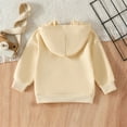 thumbnail image 6 of Coerni Baby Long Sleeve Hoodies Toddler Kid Boy Girl Solid Casual Pocket Hoodie Sweatshirt Pullover Top Fall Winter Clothes, 6 of 7