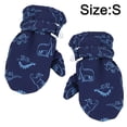 thumbnail image 2 of Guantes cálidos de otoño e invierno con estampado de dibujos animados para niños,, 2 of 5
