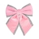 thumbnail image 2 of Lazo de terciopelo navideño | Cinta adhesiva de franela roja, beige y rosa | Adorno de papel de regalo reutilizable preatado para coronas de árbol, sofás y ventanas | Decoración navideña DIY, 2 of 6