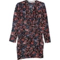 thumbnail image 1 of IRO Vestido cruzado de seda sintética para mujer, negro, 36, 1 of 1