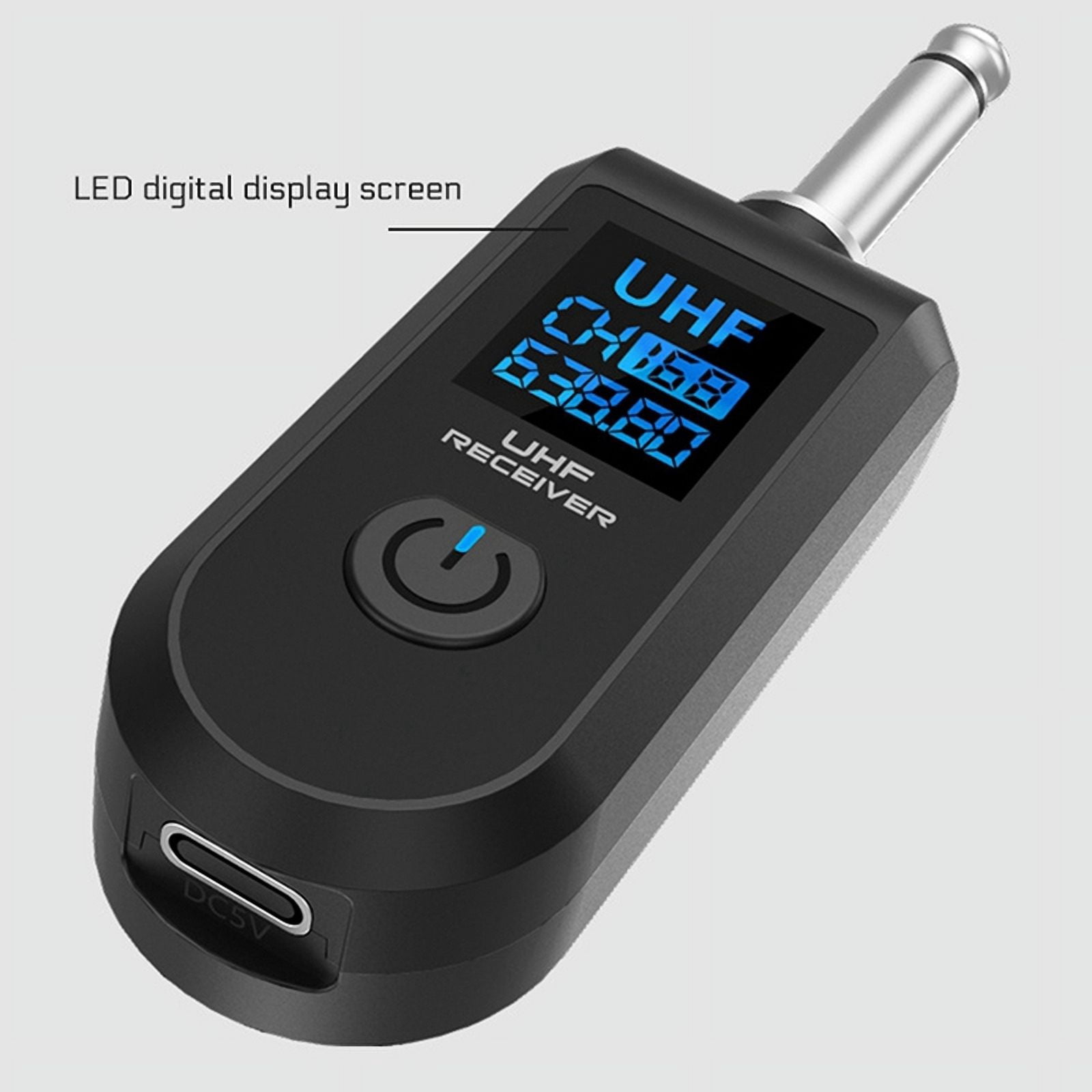 2X Wireless Audio Transmission Receiver and Transmitter System Professional Guitar XLR