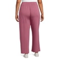 thumbnail image 3 of Terra & Sky Women's Plus Size Wide-Leg Knit Pants, 3 of 5