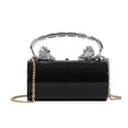 thumbnail image 1 of Bolso Mini Noche Embrague Acrílico Con Cadena Mujer Hobo Sólido, 1 of 8