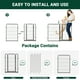 thumbnail image 2 of Parque para Mascotas de Metal – 8 Paneles de 40" – 18 Pies de Largo – Puerta Ancha – Umbral Bajo – Interiores, Exteriores, Jardín y Camping – 27x40" – 8 Piezas, 2 of 7