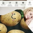 thumbnail image 3 of Orinice Yes I Really Do Need All These Potatoes Blanket Gifts Warm Cozy Soft Throw for Bed Couch Sofa Home Decoration  Small for Kid 40x50in, 3 of 6