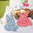 thumbnail image 6 of Easter Bunny Bouquet Silicone Mold B – Miyuadkai Fondant Decorative Mold for Cupcake Toppers, Candy & Gum Paste, Easy Demold for Spring Baking & Easter Crafts, 6 of 9