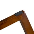 thumbnail image 6 of GrandRest Wood and Marble X-Leg Side Table, Black/Brown, 6 of 6