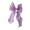 B001- Purple, variant on Blush Pink Bow Curtain Holdback, Bow Decorations, Bow Decor for Girls Room, Girly Bedroom Decor, 10X6 Inch Organza Lace Ribbon Tieback to Neatly Gather Window Treatments and Add