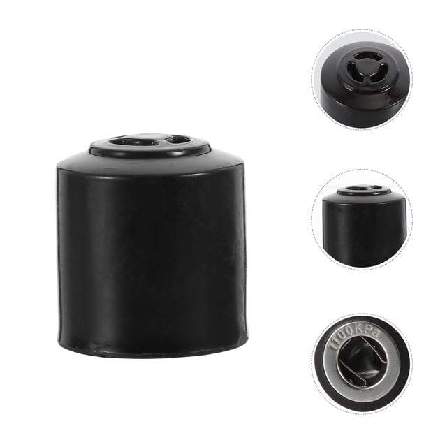 ELAYARD Pressure Cooker Air Release Valves 2Pcs for Cooking Round Black 1.3X1.2X1.2in