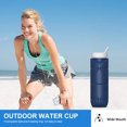 thumbnail image 2 of Botella de agua plegable de 600ML, botella de bebida portátil, jarra de silicona para gimnasio y Fitness JShteea El nuevo, 2 of 9